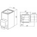 Банная печь Варвара Паленица с контуром