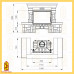 Каминная облицовка Мета Соло 700, серия Музыка огня