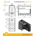Печь отопительная Везувий Комфорт 300 (ДТ-3С)
